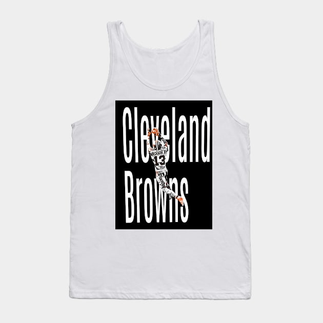 Cleveland browns Beckham Tank Top by Art engineer